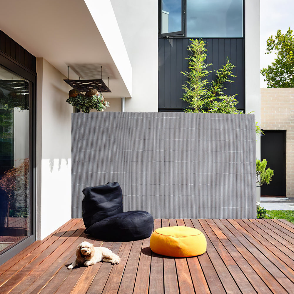 200cm W X 300cm L Sun-blocked Privacy Fence Screen Panels | One Size | Light Grey