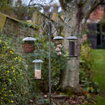 Secret Garden Dining Station - 2m Metal Bird Feeding Station | Grey