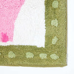 Cotton Tufted Pink Elephant Children Rug