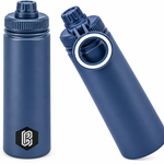 800ml Insulated Stainless Steel Water Bottle Magnetic Phone Holder | Blue