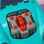 Kids Truck Engine Toy Set W/ Horn, Light, Car Key, For Ages 3-5 Years | Green