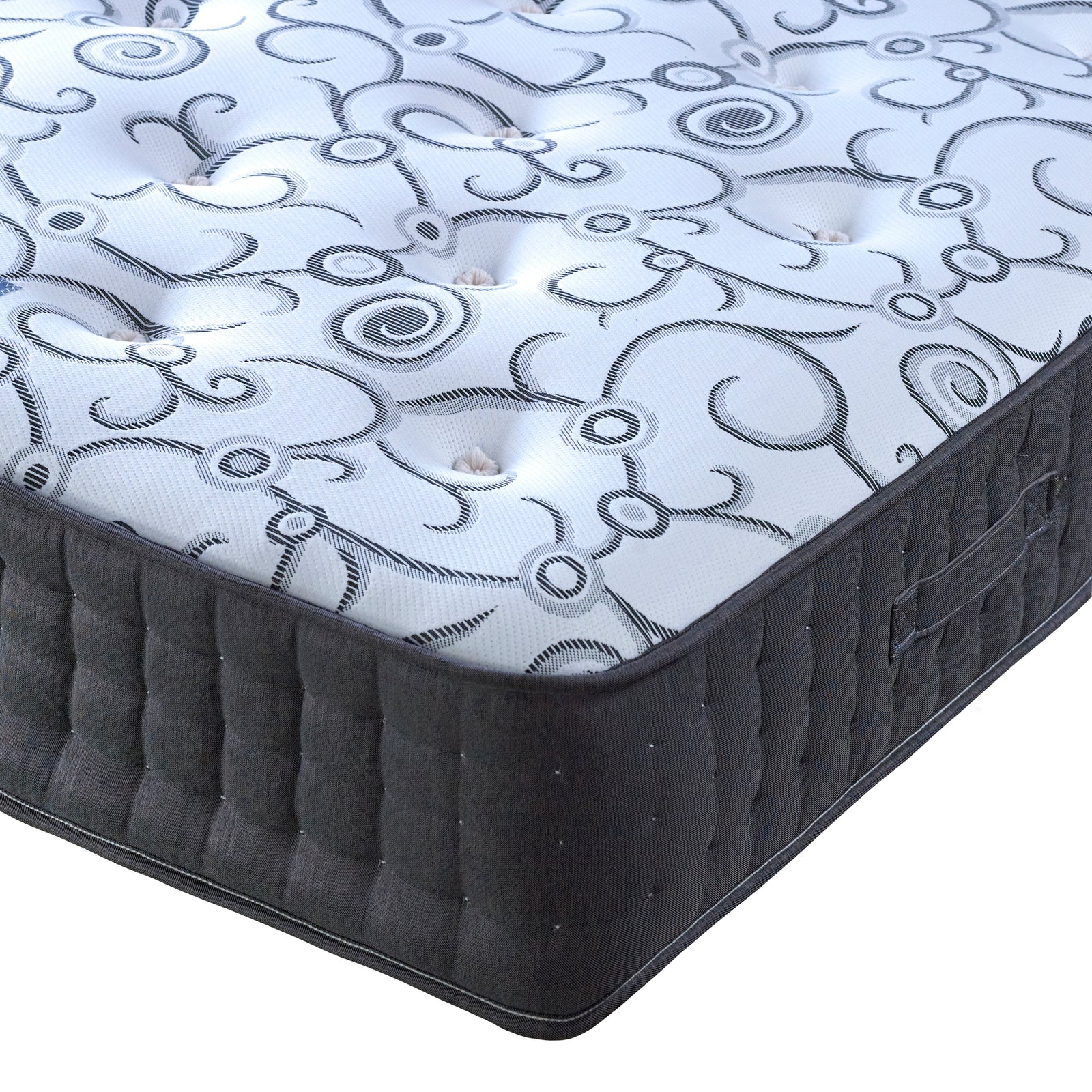Affinity 1000 Pocket Sprung Memory Foam Mattress | Small Single | Grey