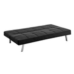 Click Clack Linen Blend Sofa Bed - 3 Seater | Black