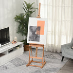 H-frame Studio Easel Height Adjustable With Canvas Holder