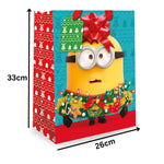 Despicable Me Minions Christmas Medium Gift Bag Official Product