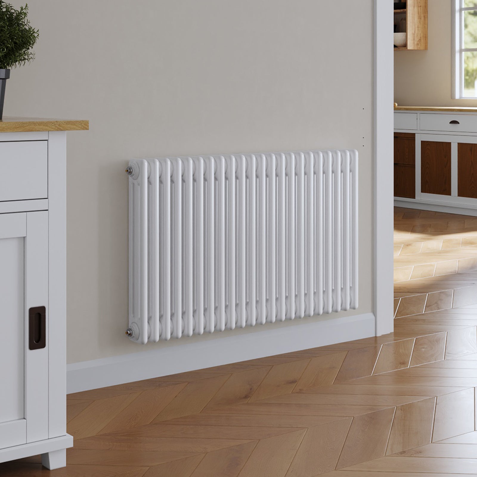 6155 Btu Horizontal 3 Column Radiator