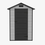 Breeins 4.4 X 3.4ft Garden Plastic Storage Shed With Lockable Hinge Door