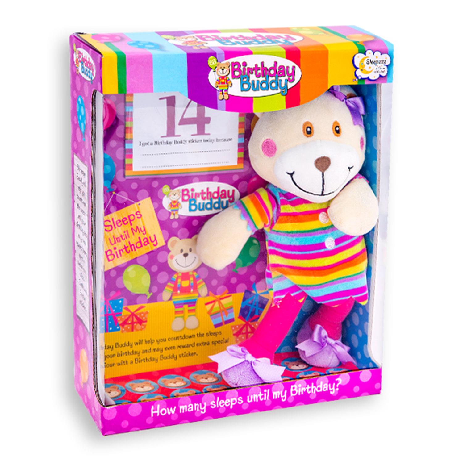 Girl Count Down Birthday Bear Toy[- Girl]