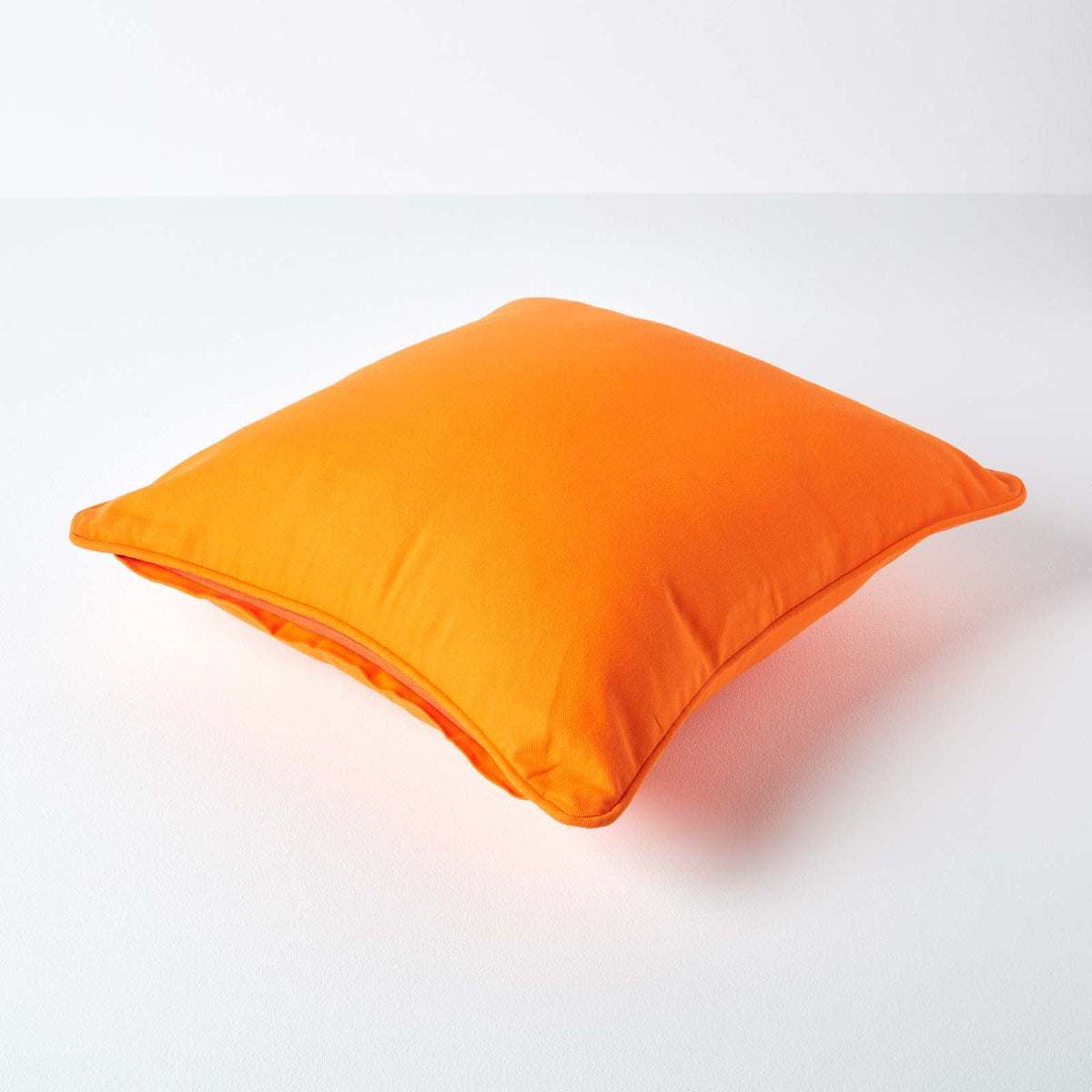 Cotton Plain Cushion Cover | 45cm x 45cm | Orange