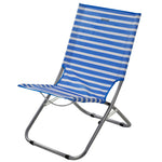 Kruza Folding Beach Lounger | One Size | Blue