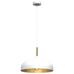 Pendant Lamp Lincoln 1xe27 35cm | 35cm | White