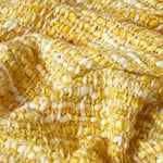 Ophelia Soft Throw With Tassels | 125cm x 150cm | Yellow