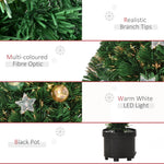 2ft Pre-lit Artificial Fibre Optic Christmas Tree