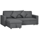 Corner Sofa Bed With Storage 3 Seater Pull Out Sofa Bed
