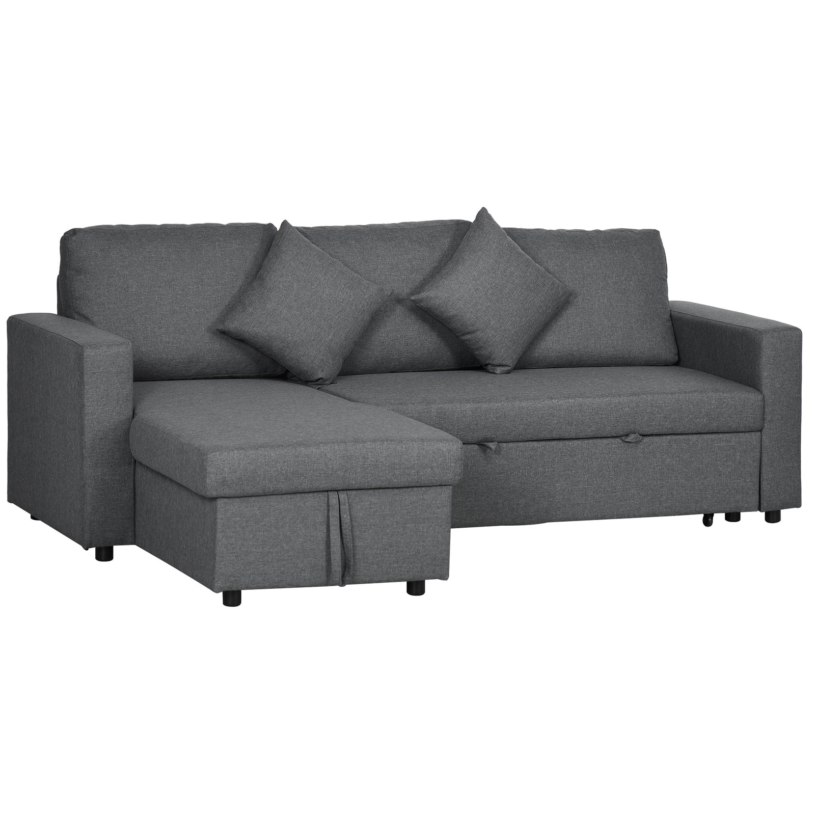 Corner Sofa Bed With Storage 3 Seater Pull Out Sofa Bed