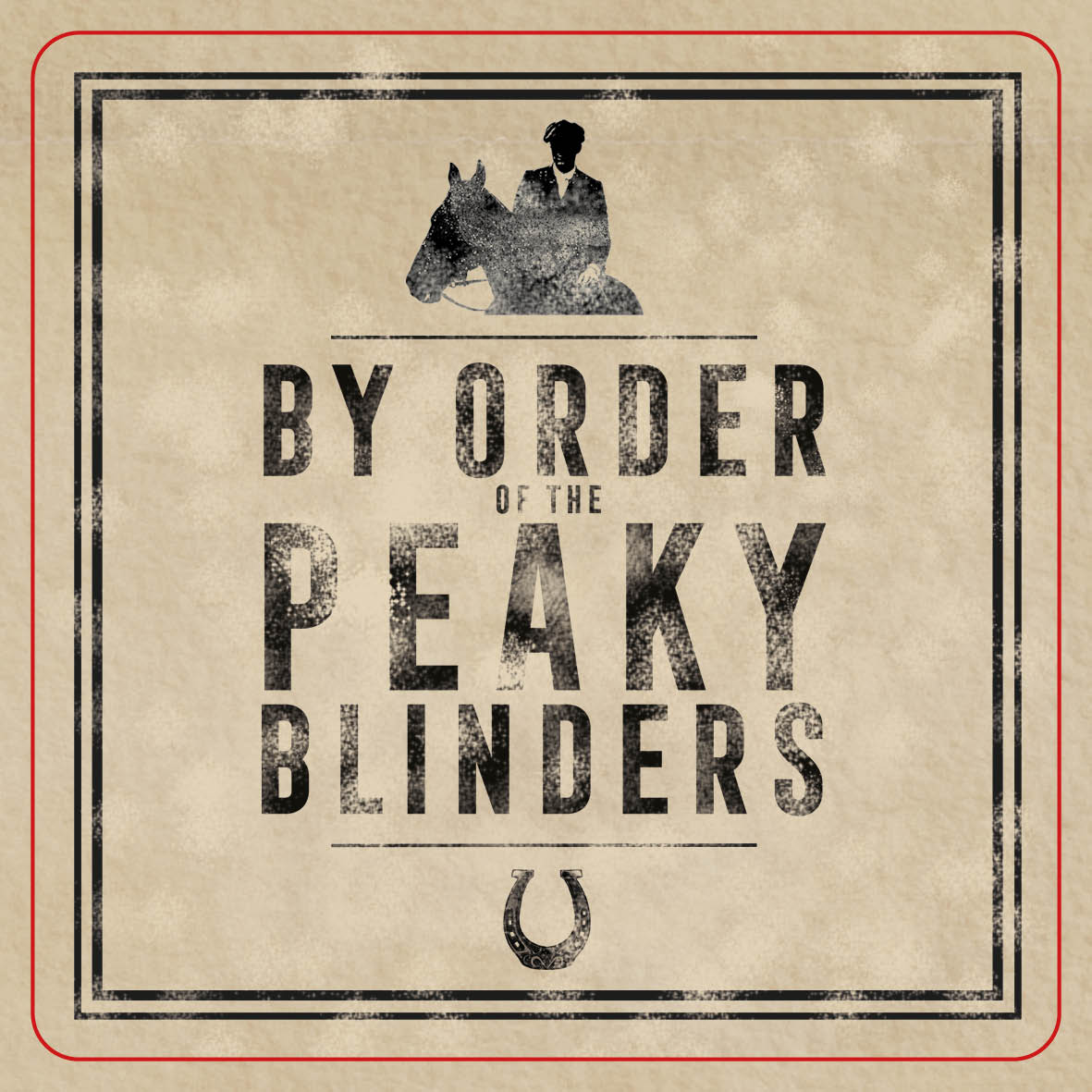 Peaky Blinders Birthday Card With Detachable Coaster Official Product