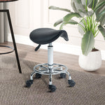 Saddle Chair Rolling Salon Stool Massage Spa Clinic Beauty