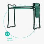 Garden Bench & Kneeler With Tool Bag