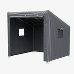 6 X 5ft Outdoor Garden Storage Shelter Bike Tent With Roll-up Zipper Door | Dark Grey