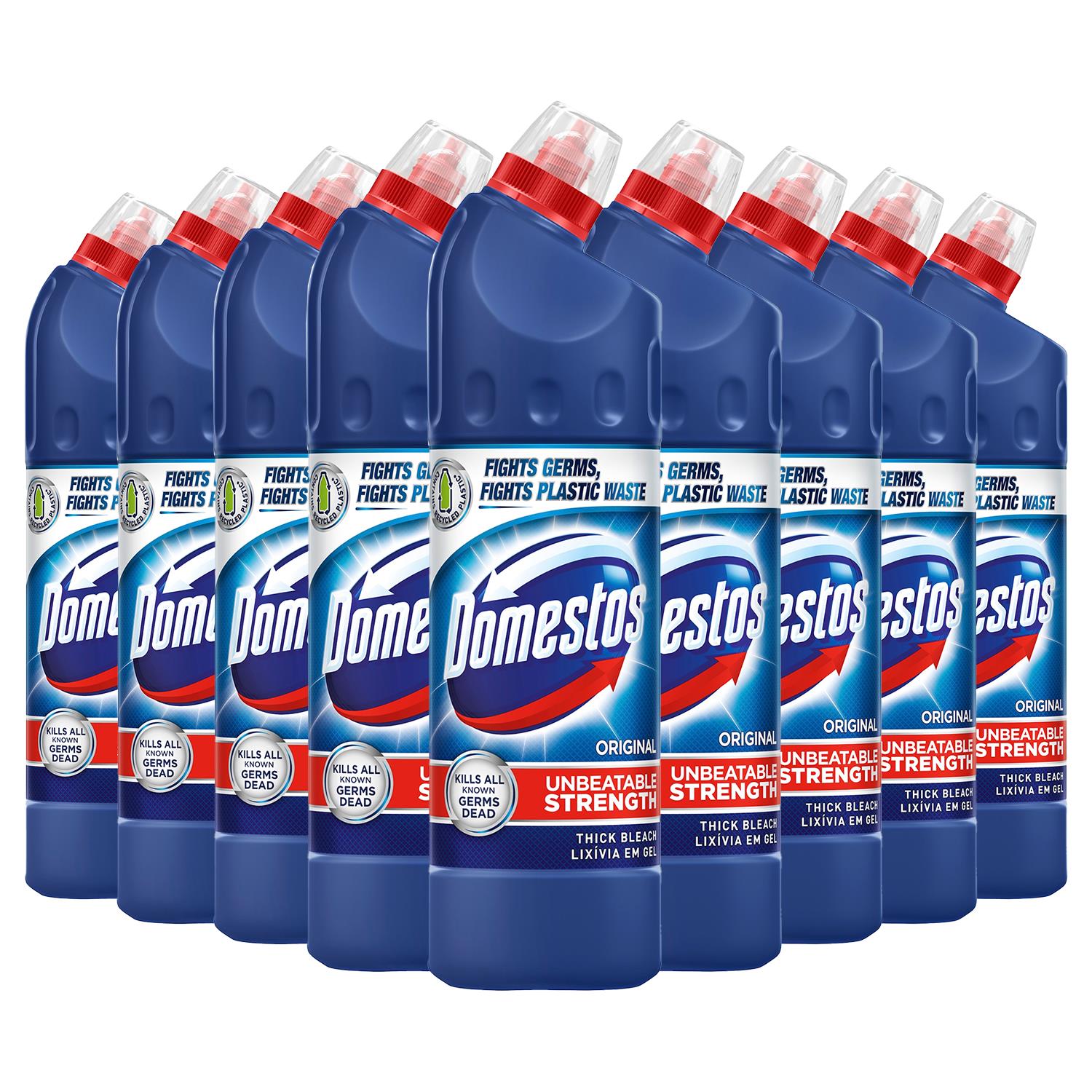 Unstoppable Unbeatable Strength Original Thick Bleach, 750ml, 9pk