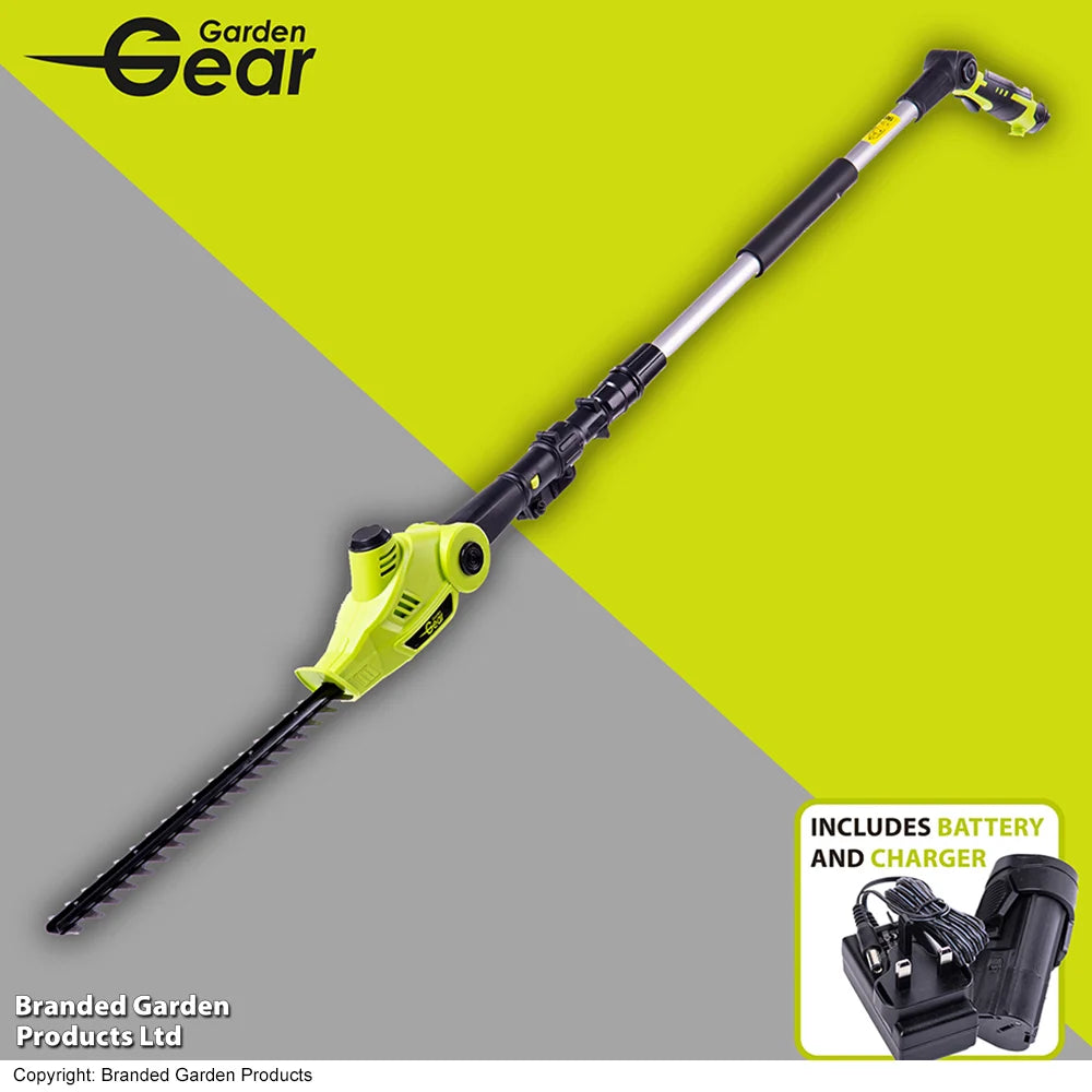 12v Telescopic Hedge Trimmer & Two Batteries