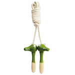 2pcs Wooden Animal Skipping Ropes - Fox and Crocodile