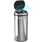 HOMCOM 42l Sensor Bin, Stainless Steel Kitchen Bin With Automatic Close