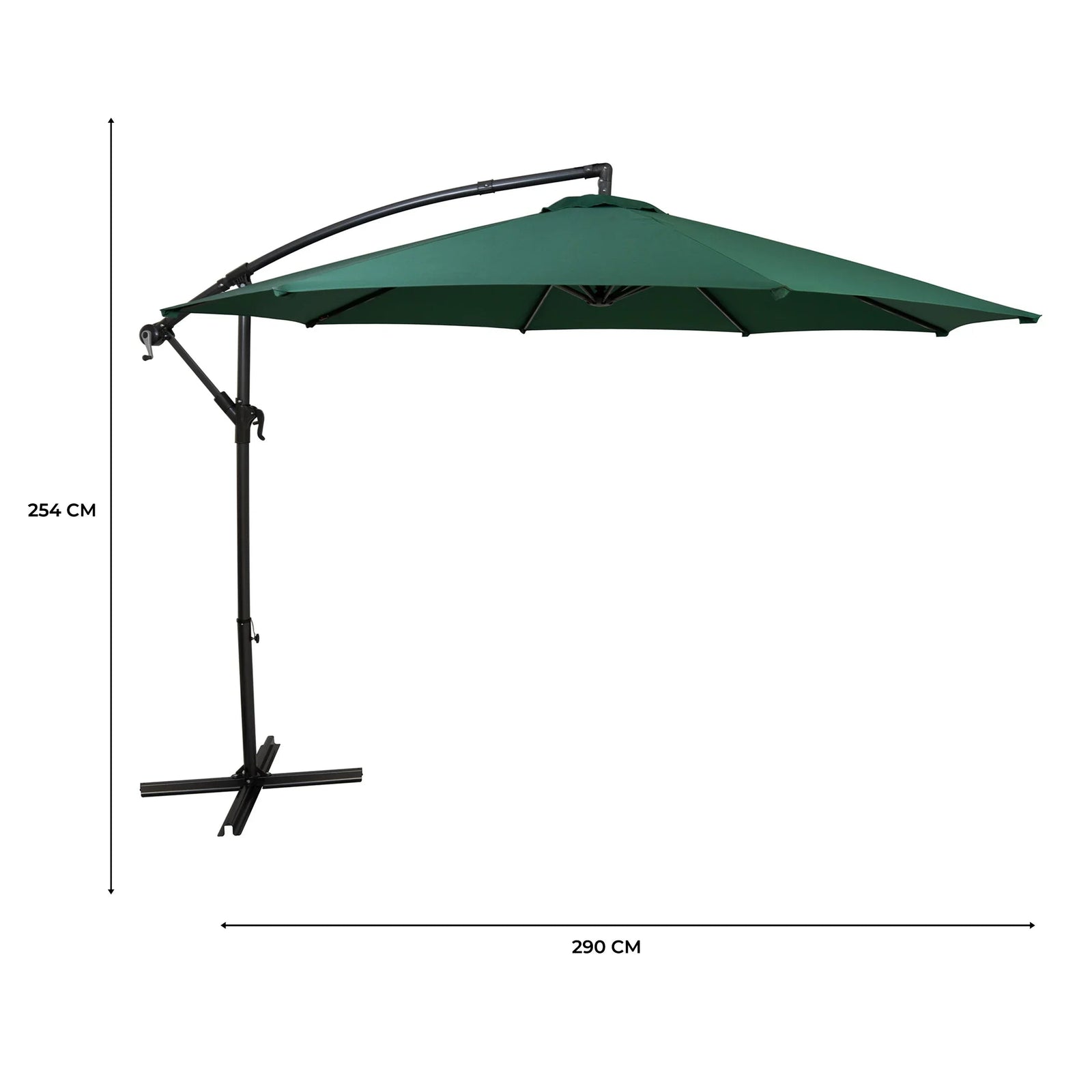 Cantilever Parasol 3m | Green