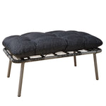 Cocona 2 Seat Standing Egg Chair And Stool | One Size | Dark Grey