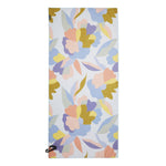 Abstract Floral Microfibre Beach Towel | One Size | Blue
