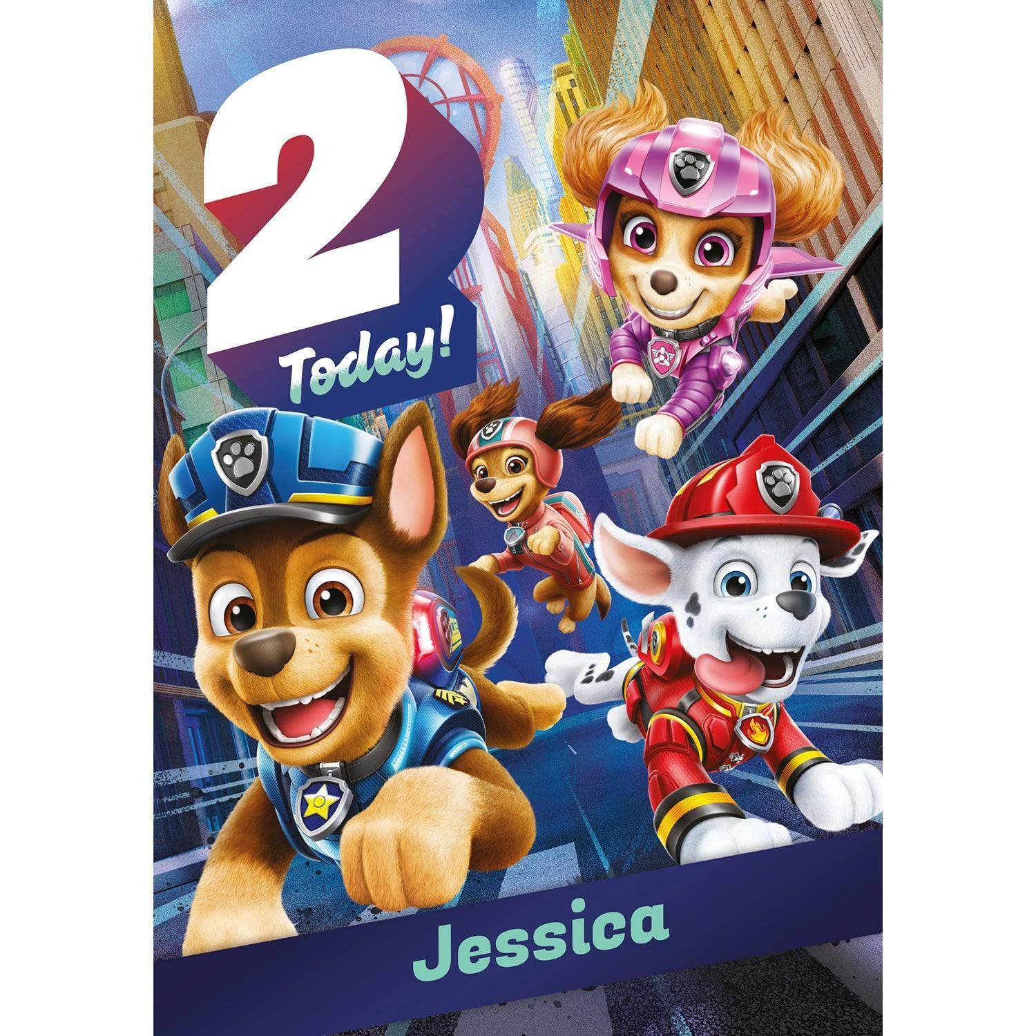 Personalised Age 2 Birthday Card Official Product