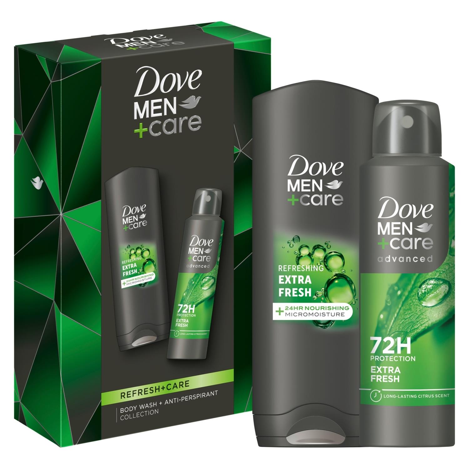 Refresh And Care Duo Gift Set For Him, Body Wash And Deodorant | Set of 4