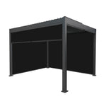 Aluminium Pergola With Anthracite Blinds | 3m x 3m | Anthracite