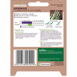 Asparagus 'connover's Colossal' Seeds | 120 Seeds | Purple & Green