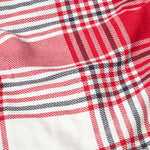 Tartan Check Sofa And Bed Throw | 255cm x 360cm | Red