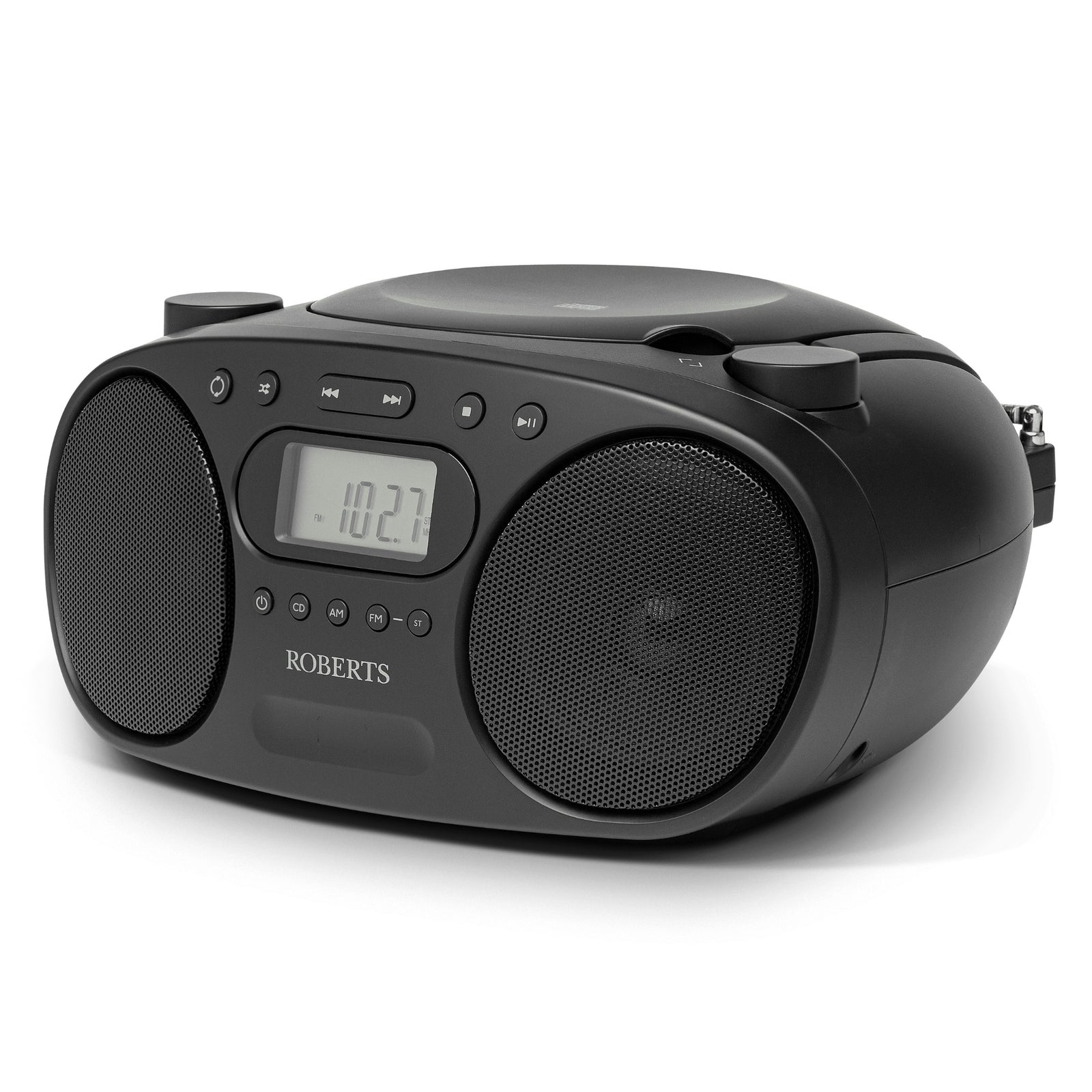Radio Zoombox Fm Cd / Fm / Am Stereo Boombox | Black