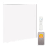 HOMCOM 400w Smart Electric Heater, Wall Far Infrared Panel Radiator, White