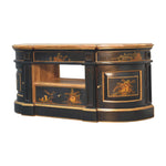 Solid Wood Oriental 2 Door Media Unit