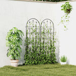 Set Of 2 Metal Garden Trellis, Outdoor Trellis Panels