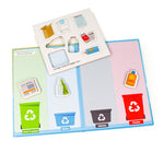 Wooden Coastal Clean up Train Set - 70 Pieces