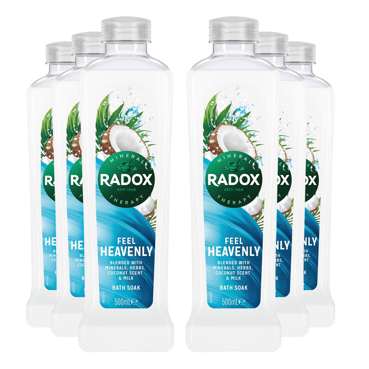 Mineral Therapy Bath Soak Feel Heavenly With Minerals & Herbs 500ml, 6 Pk | 6 | Green
