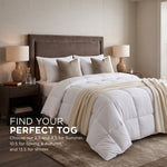 Luxury Hotel Quality Super Microfibre 4.5 Tog Summer Duvet | Super King | White