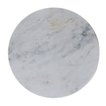 Marble Top Bulla Side Table, White and Brown | 8 | Brown