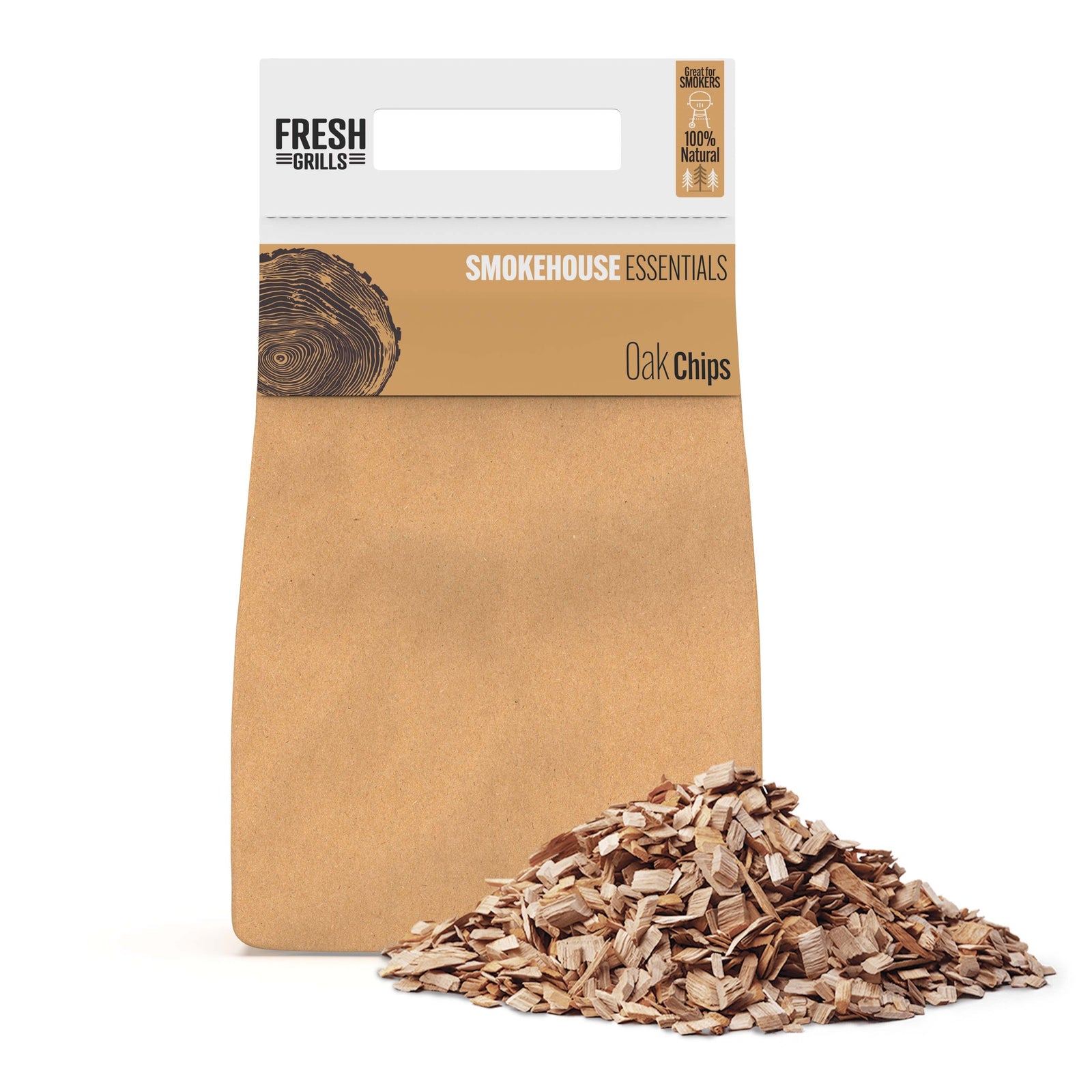 Portable Bbq With Oak Wood Chips