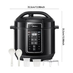 1200w Multifunctional Household Pressure Cooker 7.6l Stainless Steel Inner Pot
