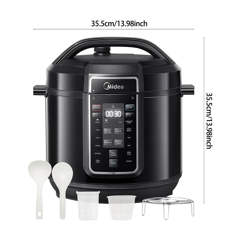 1200w Multifunctional Household Pressure Cooker 7.6l Stainless Steel Inner Pot