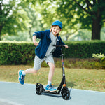 Scooter For Kids, Foldable Kick Scooter With Adjustable Handlebar | Black