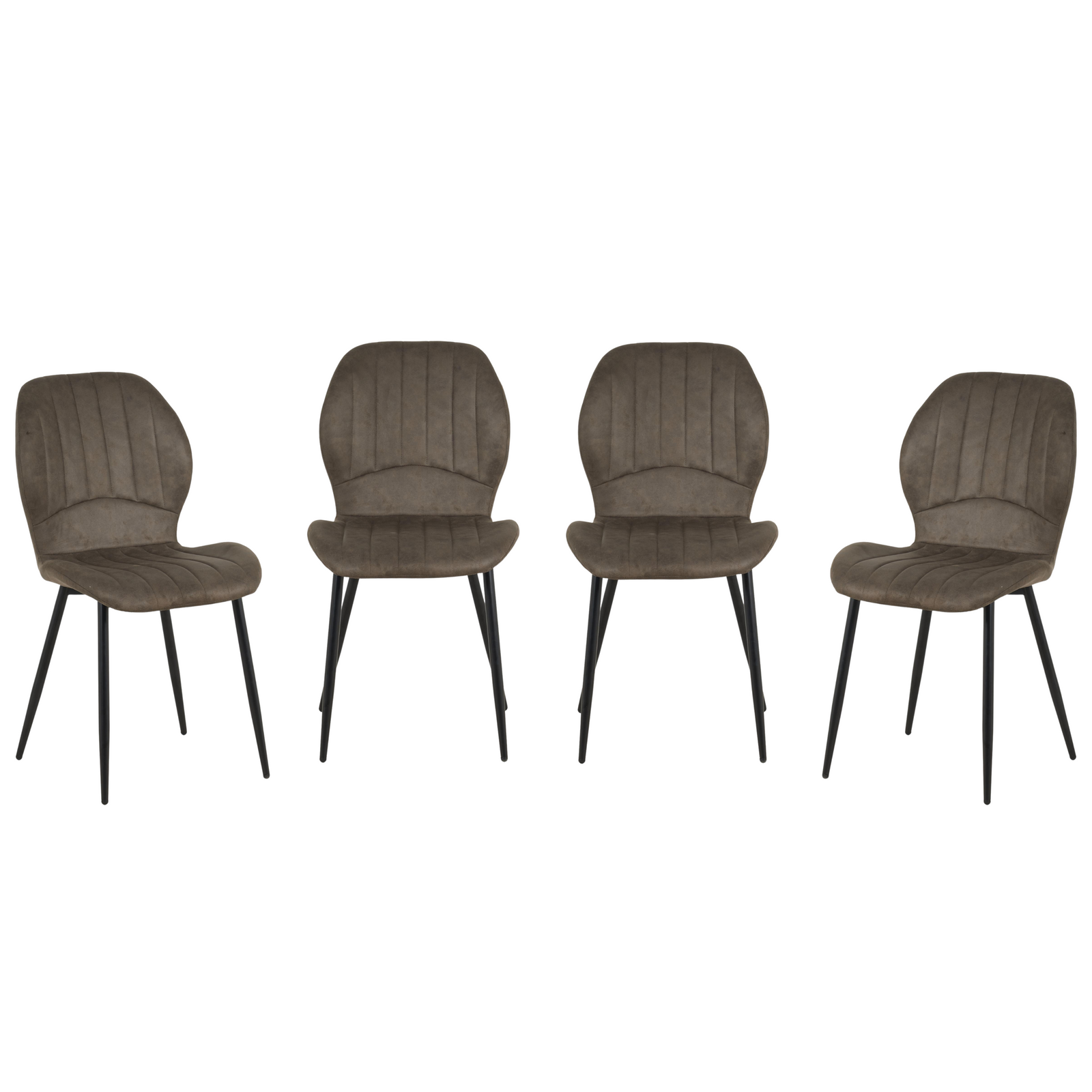 San Diego Marble Top Dining Table With Jaydn Leather Chairs | Grey