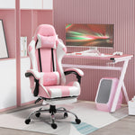 Pink Gaming Chair W/ Lumbar Support