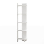 Modern 5-tier Corner Bookshelf Shelf Unit